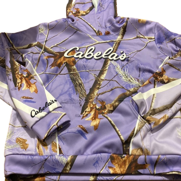 Cabela’s RealTree Women’s Purple Camo Lined  Hoodie (Size XL) - Picture 9 of 10